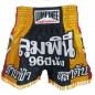 Spodenki Muay Thai Kickboxing Lumpinee : LUM-041 czerwony / żółty / czarny